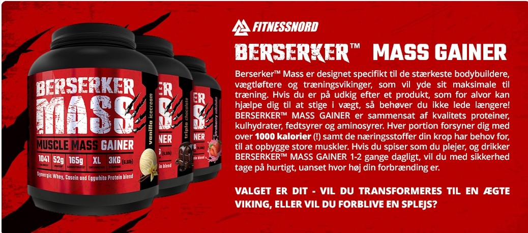FITNESSNORD BERSERKER MASS GAINER 3000 g 