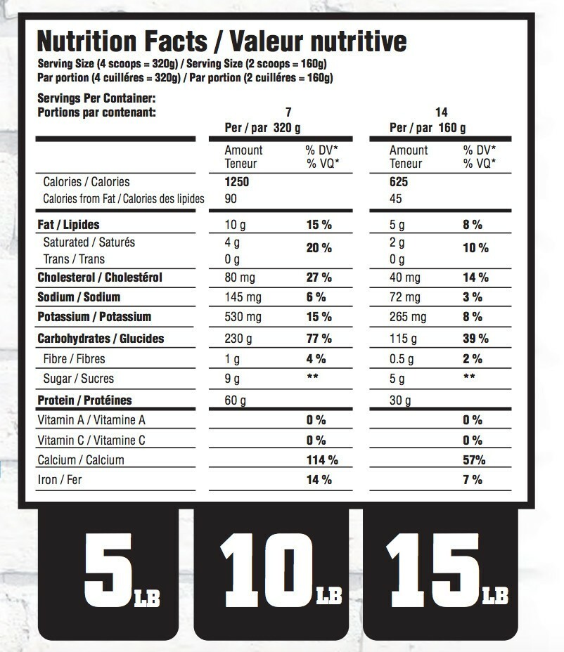 INTERACTIVE NUTRITION MAMMOTH MASS 2270 g