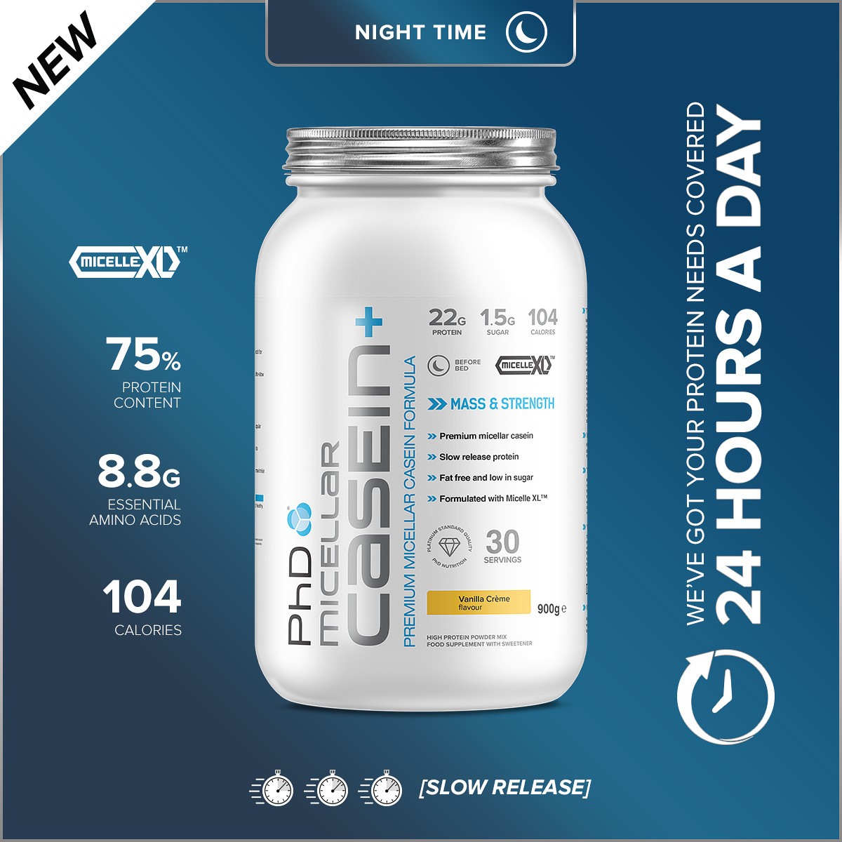 PHD MICELLAR CASEIN 900 g 