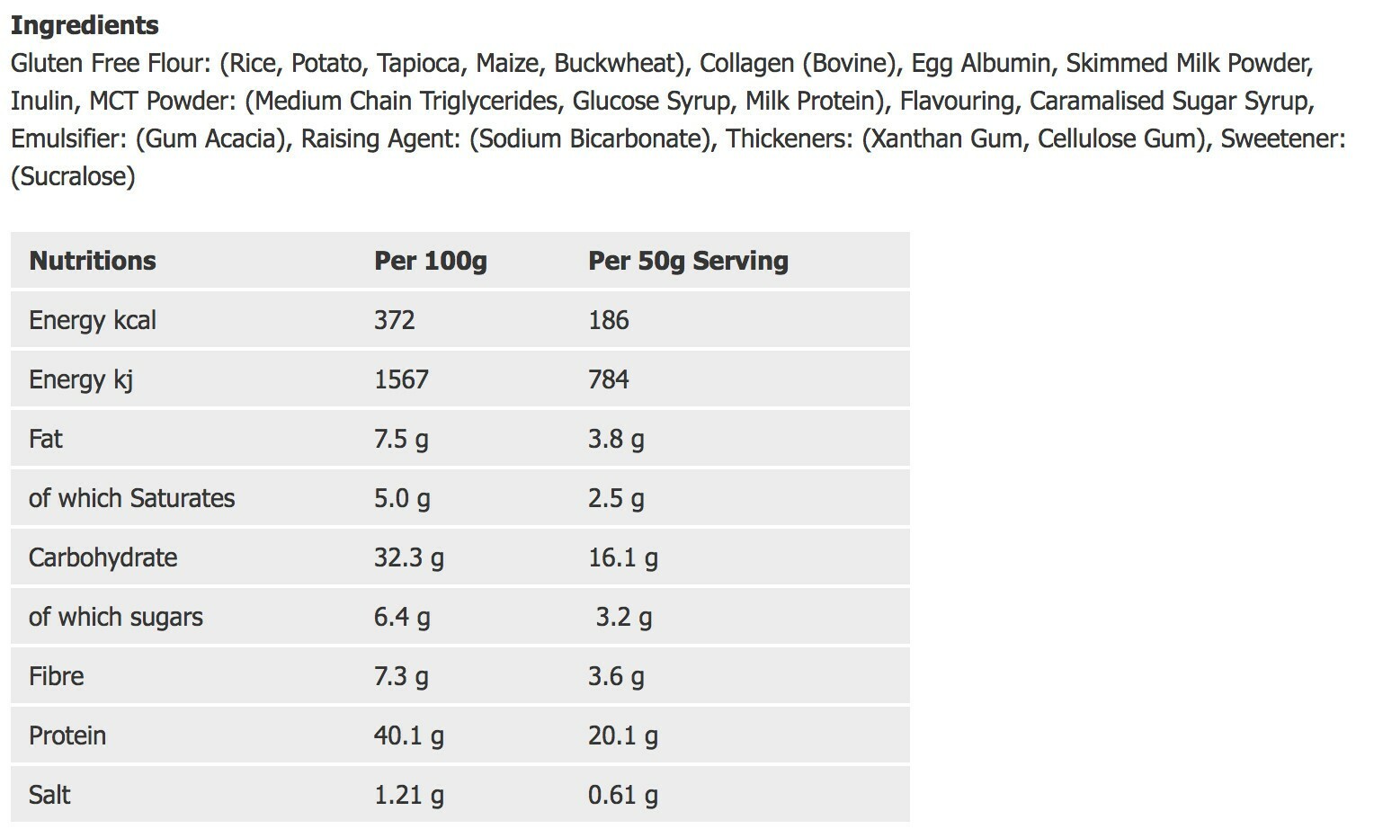 MUSCLE MOOSE 1 MINUTE MUG CAKES 500 g 