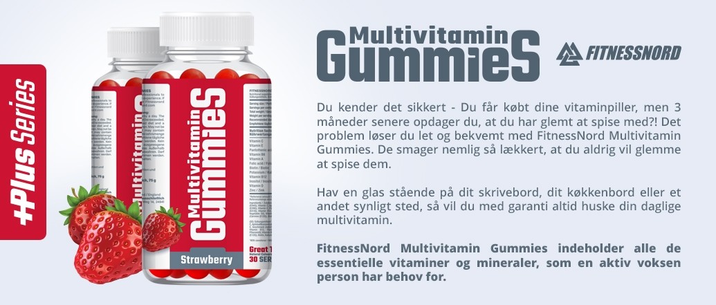 FITNESSNORD MULTIVITAMIN GUMMIES 30 stk 