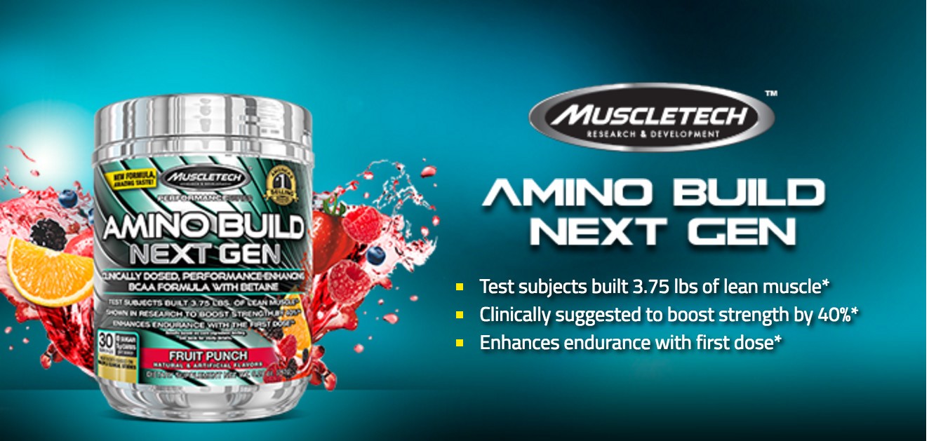 MUSCLETECH AMINO BUILD NEXT GEN 30 PORTIONER 