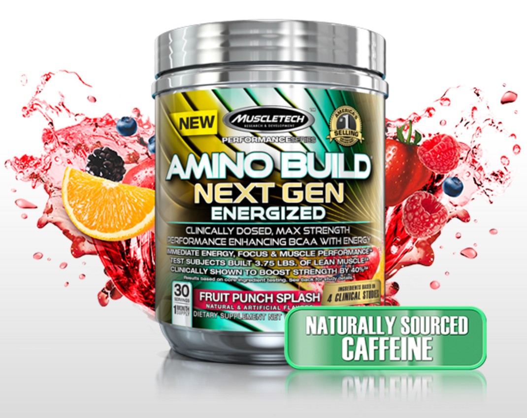 MUSCLETECH AMINO BUILD NEXT GEN ENERGIZED 30 PORTIONER 