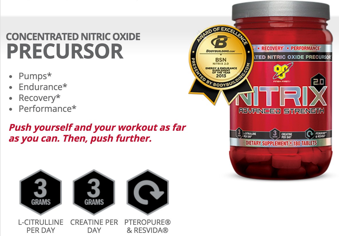 BSN NITRIX 2.0 180 stk