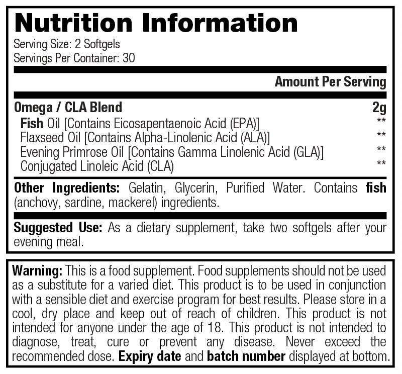 STACKER2 OMEGA-3 2000, 60 stk 