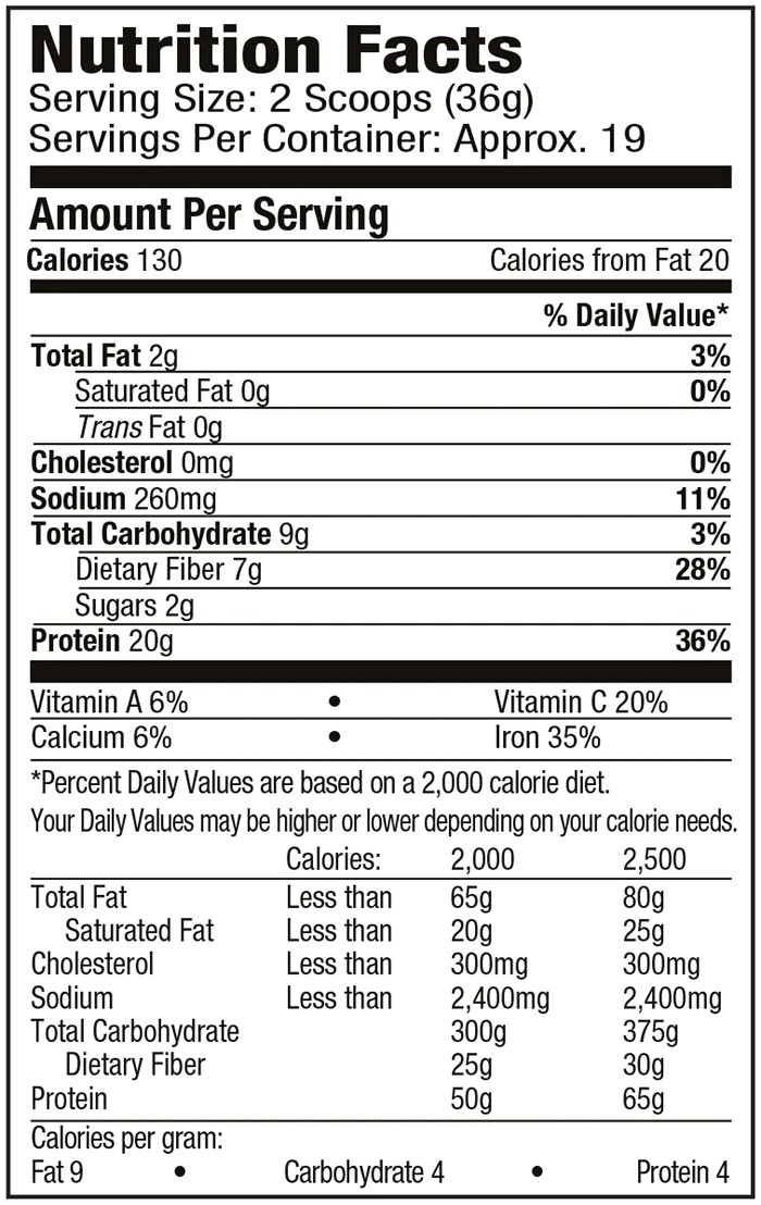 PURELY INSPIRED ORGANIC PROTEIN 680 g 