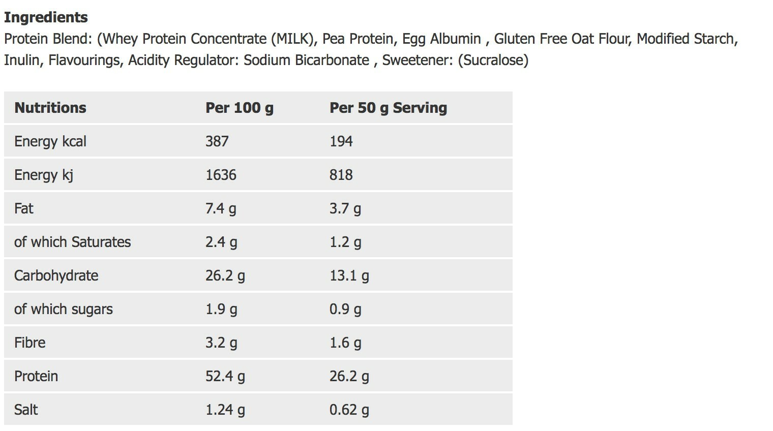 MUSCLE MOOSE PROTEIN PANCAKES 500 g 