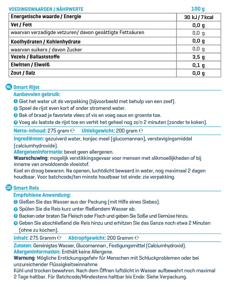 BODY & FIT SMART PASTA 275 g 