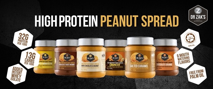 DR ZAKS HIGH PROTEIN PEANUT SPREAD 320 g 