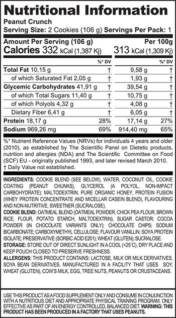 MADNESS NUTRITION COOKIE MADNESS 12 x 2 x 50 g 