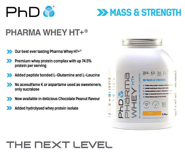 PHD PHARMA WHEY HT+ 3500 g 