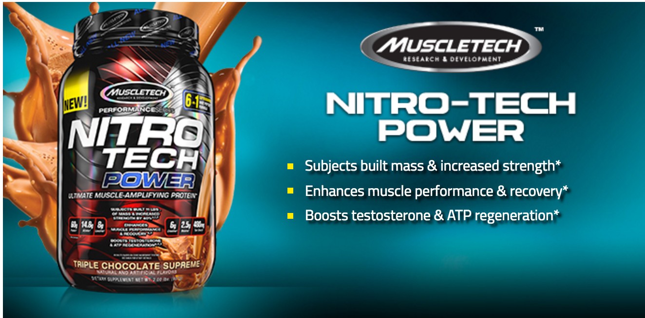 MUSCLETECH NITRO-TECH POWER 1810 g