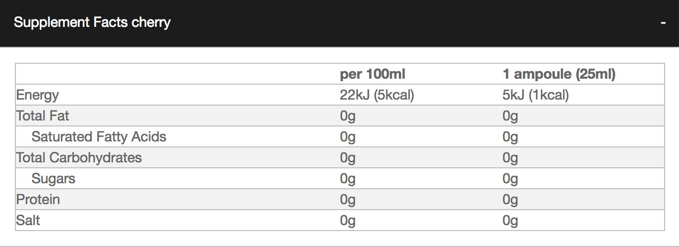 ALL STARS CARNITIN PURE LIQUID 18 x 25 ml 