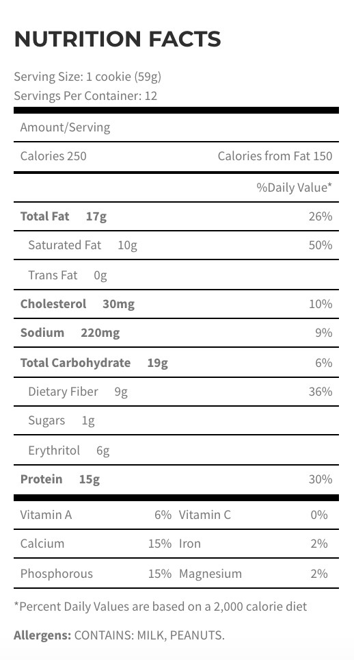 QUEST NUTRITION PROTEIN COOKIE 12 x 59 g 