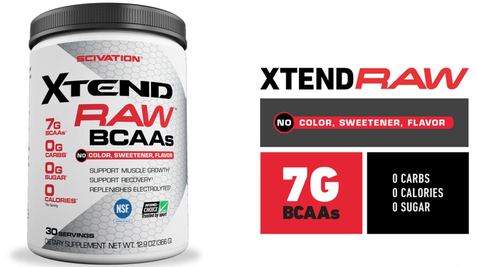 SCIVATION XTEND RAW 30 portioner 