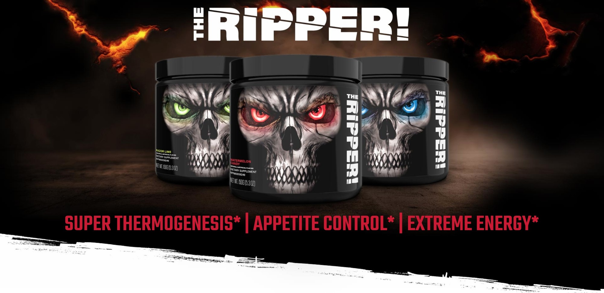 The Ripper Preworkout pulver til Fedtforbrænding fra JNX Sports