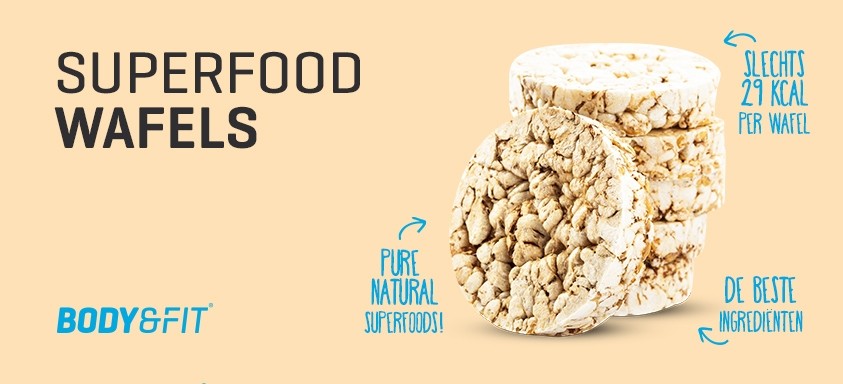 BODY & FIT SUPERFOOD WAFELS 1 pakke 