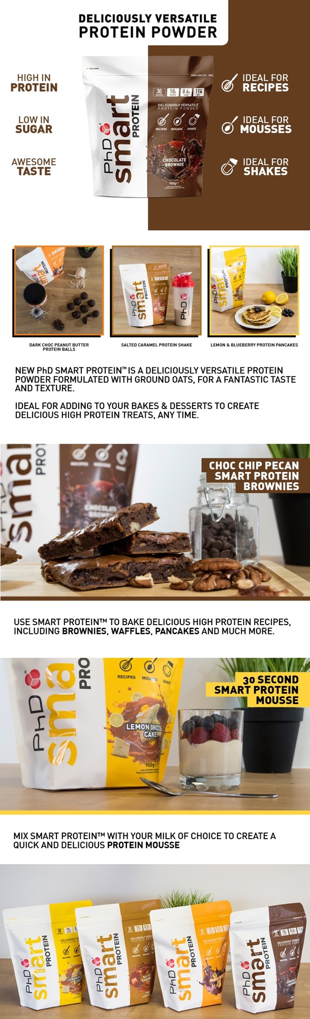 PHD SMART PROTEIN 900 g 