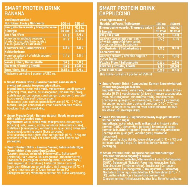 BODY & FIT SMART PROTEIN DRINKS 250 ml 