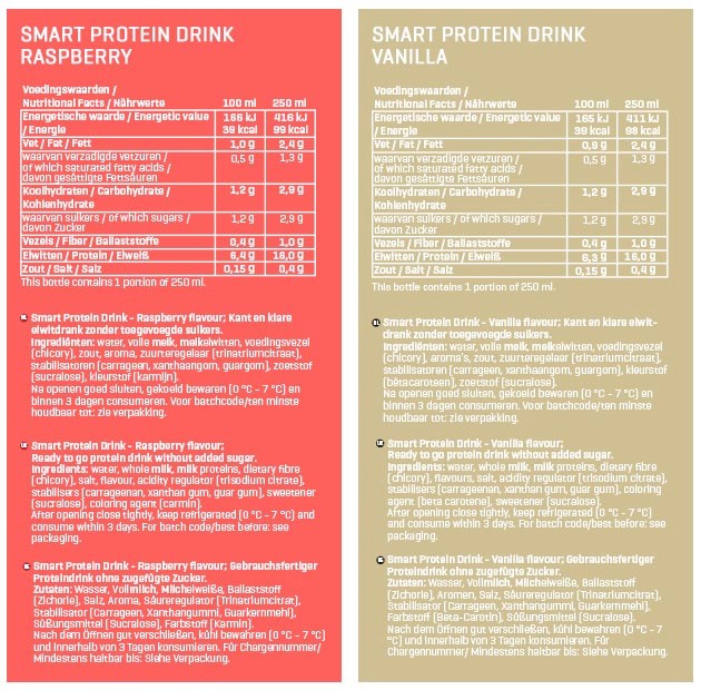 BODY & FIT SMART PROTEIN DRINKS 250 ml 