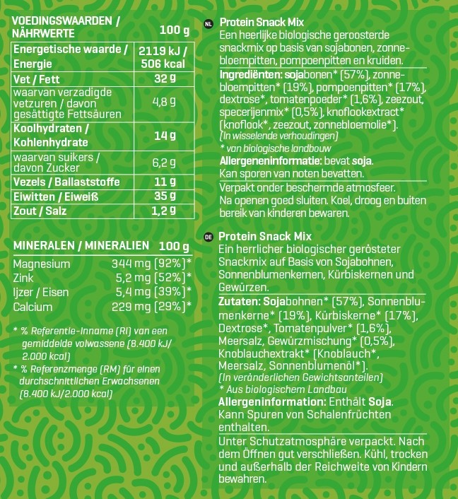 BODY & FIT ORGANIC PROTEIN SNACK MIX 55 g 