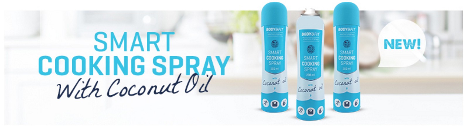 BODY & FIT SMART COOKING COCONUT SPRAY 1 stk  