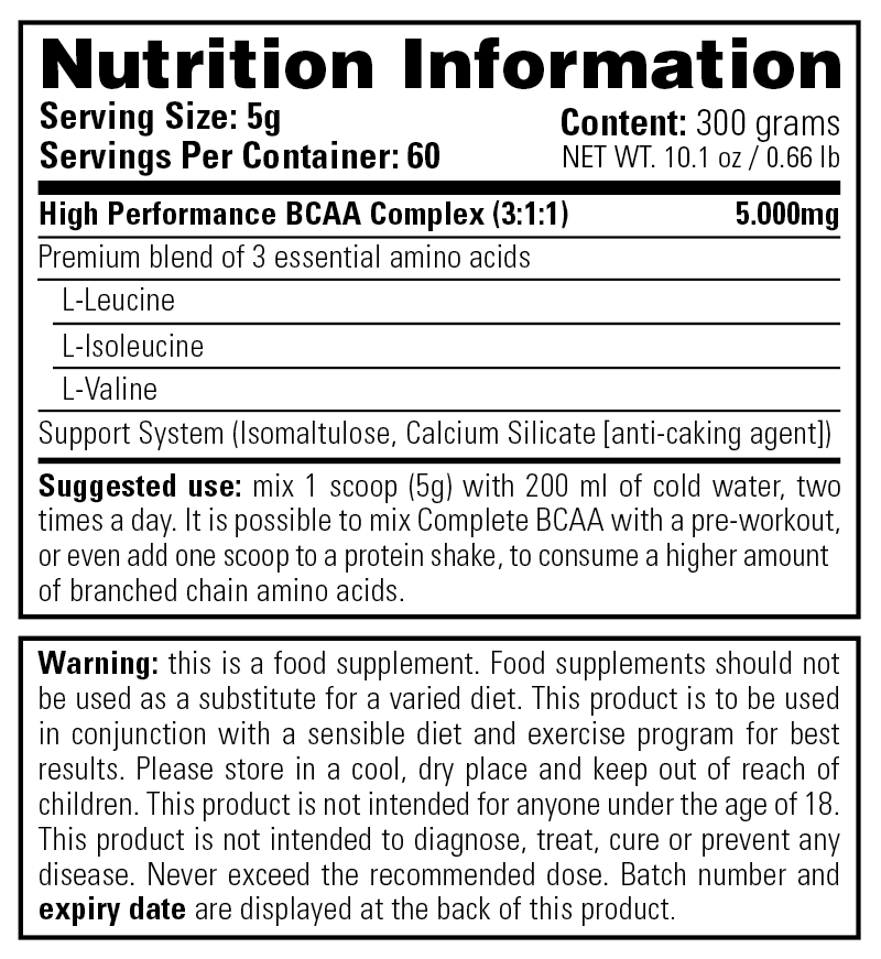 STACKER2 COMPLETE BCAA 300 g 