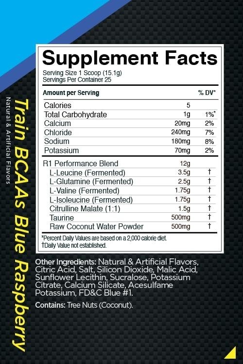 RULE1 TRAIN BCAA'S 25 PORTIONER