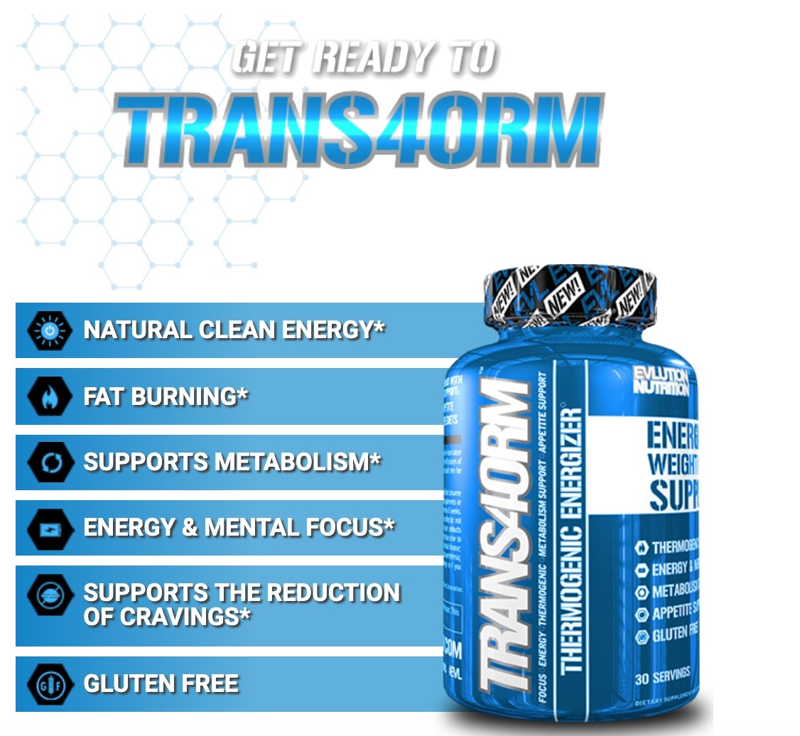 EVL NUTRITION TRANS4ORM 120 stk 