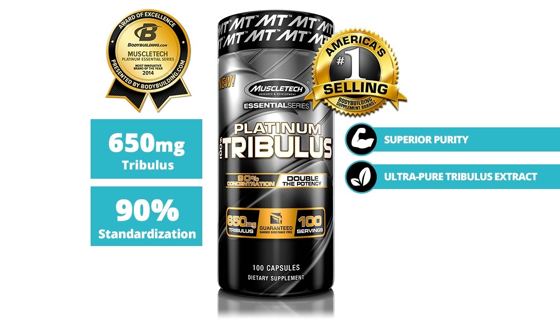 MUSCLETECH ESSENTIAL SERIES PLATINUM 100% TRIBULUS 100 stk