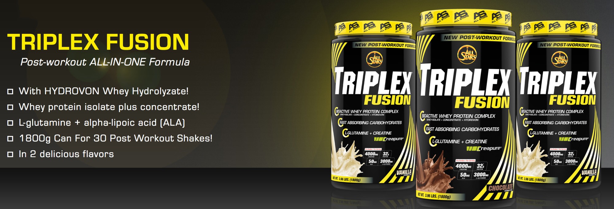 ALL STARS TRI-PLEX FUSION 1800 g 