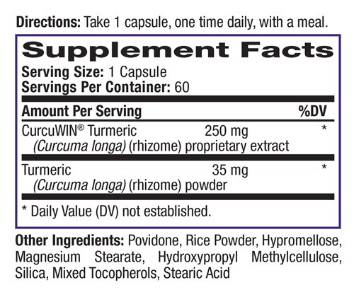 NATROL EXTRA STRENGTH TURMERIC 60 stk 