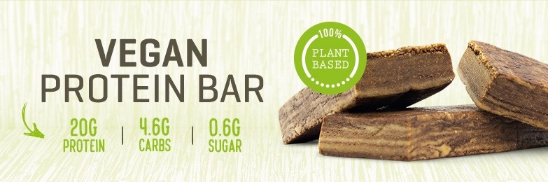 BODY & FIT VEGAN PROTEIN BAR 12 x 60 g 