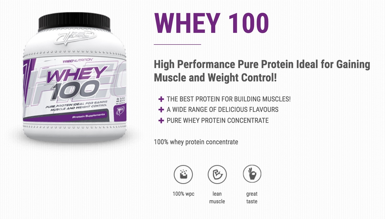 TREC NUTRITION WHEY-100 2275 g 