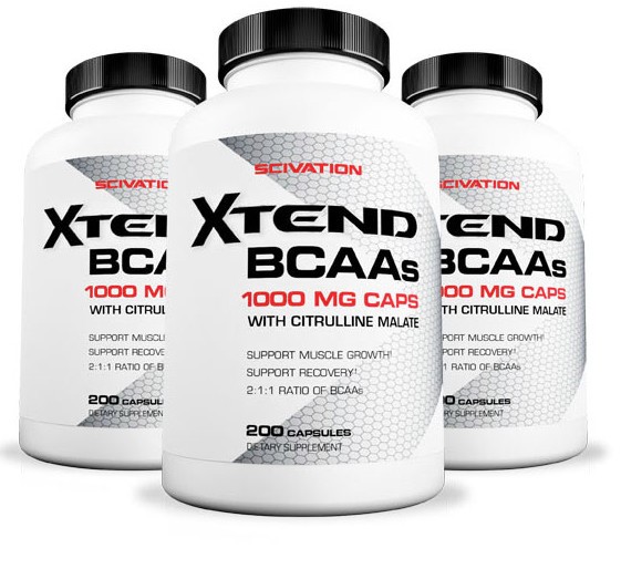 SCIVATION XTEND BCAA CAPS 200 stk 