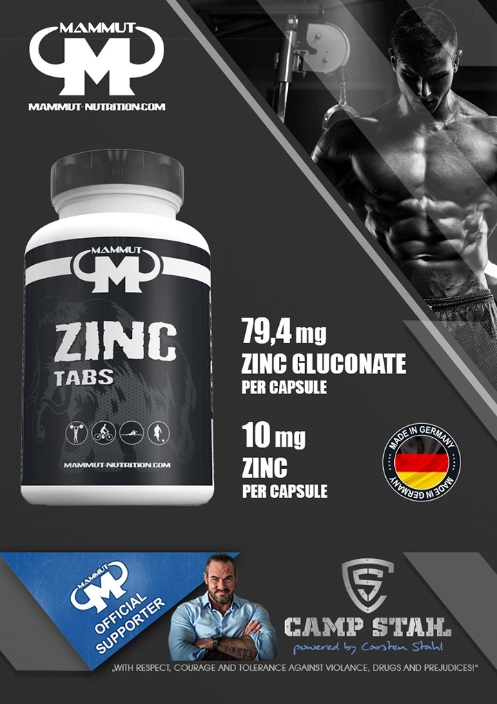 MAMMUT ZINC TABS 240 stk 