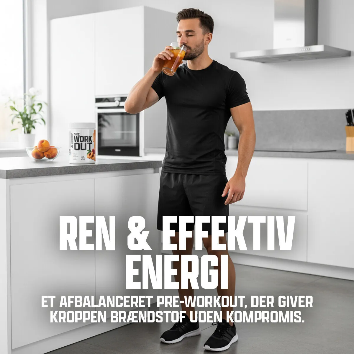 Fitnessnord Pre-Workout – Peach Ice Tea (30 portioner)