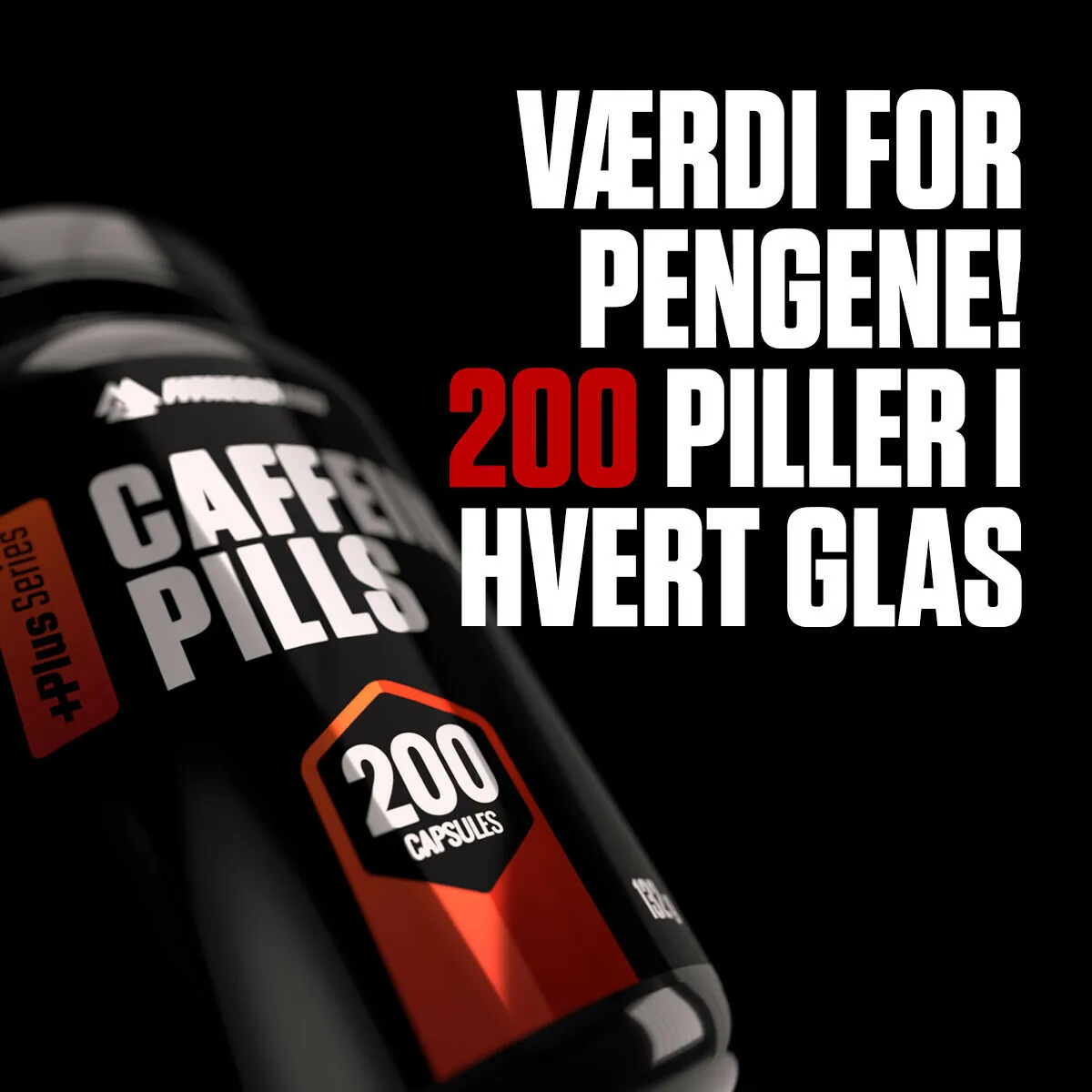 FITNESSNORD KOFFEINTABLETTER 200 mg 200 st