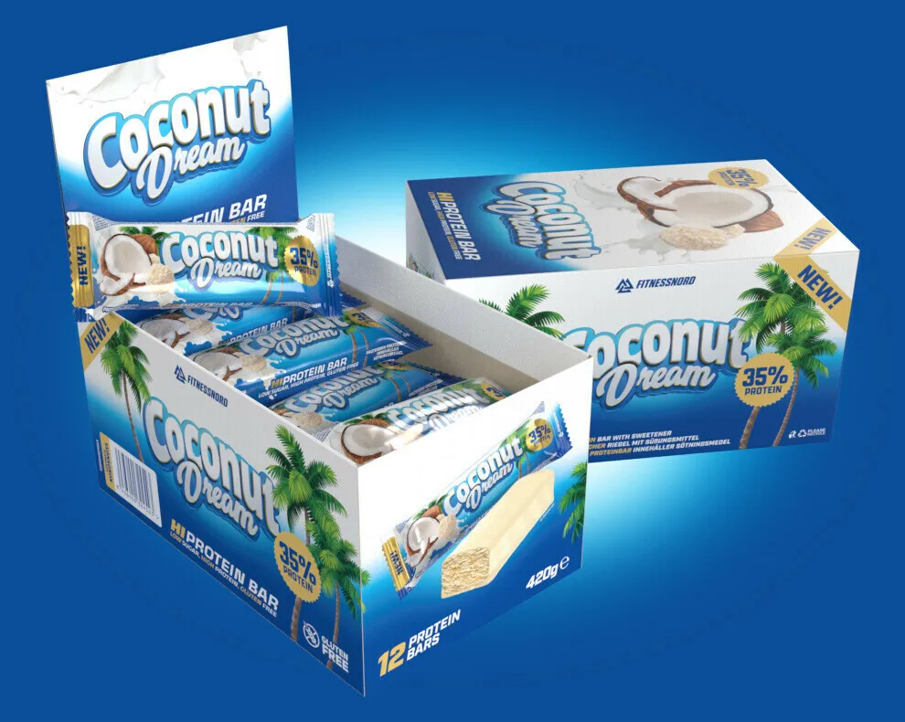 Coconut Dream bar med 35% protein (12 x 35 g)