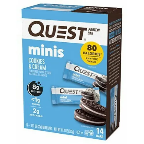 Proteinbarer med högt fiberinnehåll (14 x 23 g)