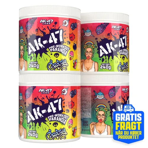 AĶ-47 pre-workout (4 x 120 portioner)