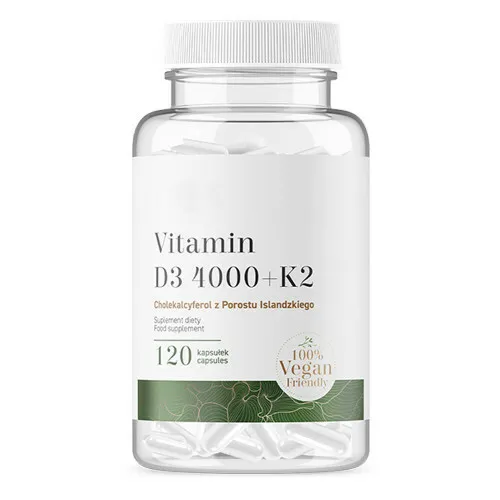 D3-vitamin och K2-vitamin (120 kapslar)
