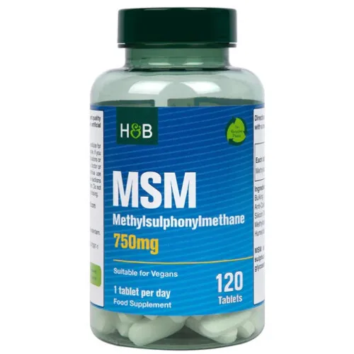 MSM 750mg, 120 tabs