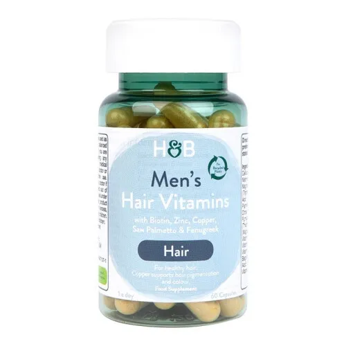 Men's Hair Vitamins, 60 kapsler