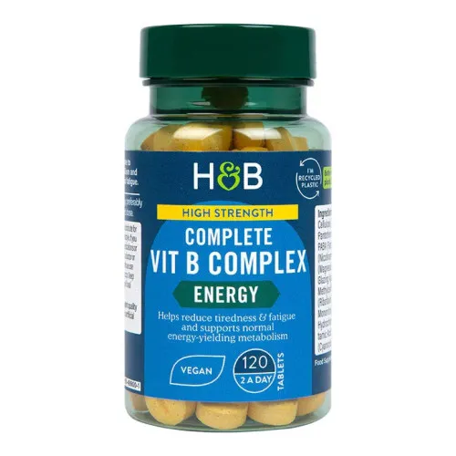 Højt doserede Complete Vit B kompleks, 120 tabs