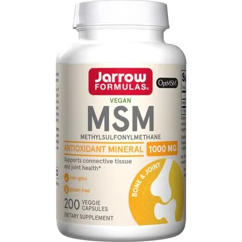 MSM (Methyl-Sulfonyl-Methane) 1000mg, 200 vkapsler
