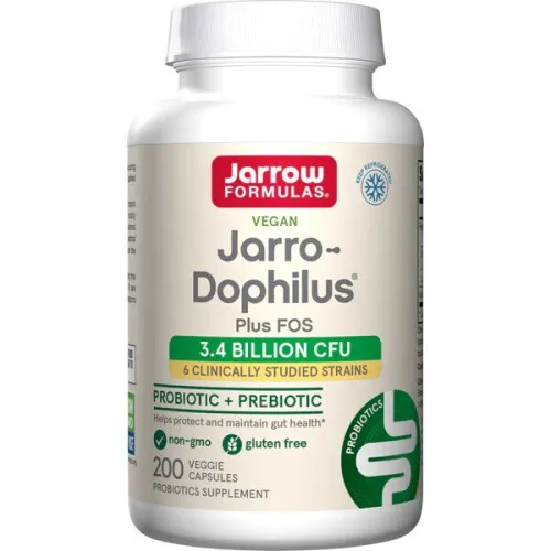 Jarro-Dophilus + FOS, 200 vkapsler