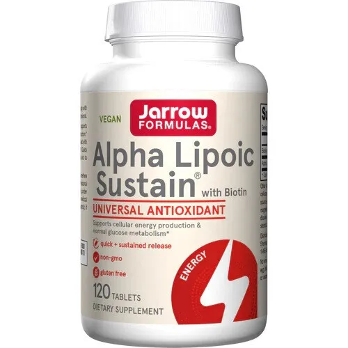 Alpha Lipoic Sustain med Biotin, 120 tabs