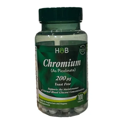 Chromium Picolinate 200mcg, 100 tabs