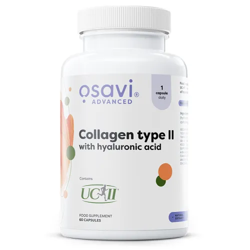 Collagen Type II with Hyaluronic Acid 60 kapsler